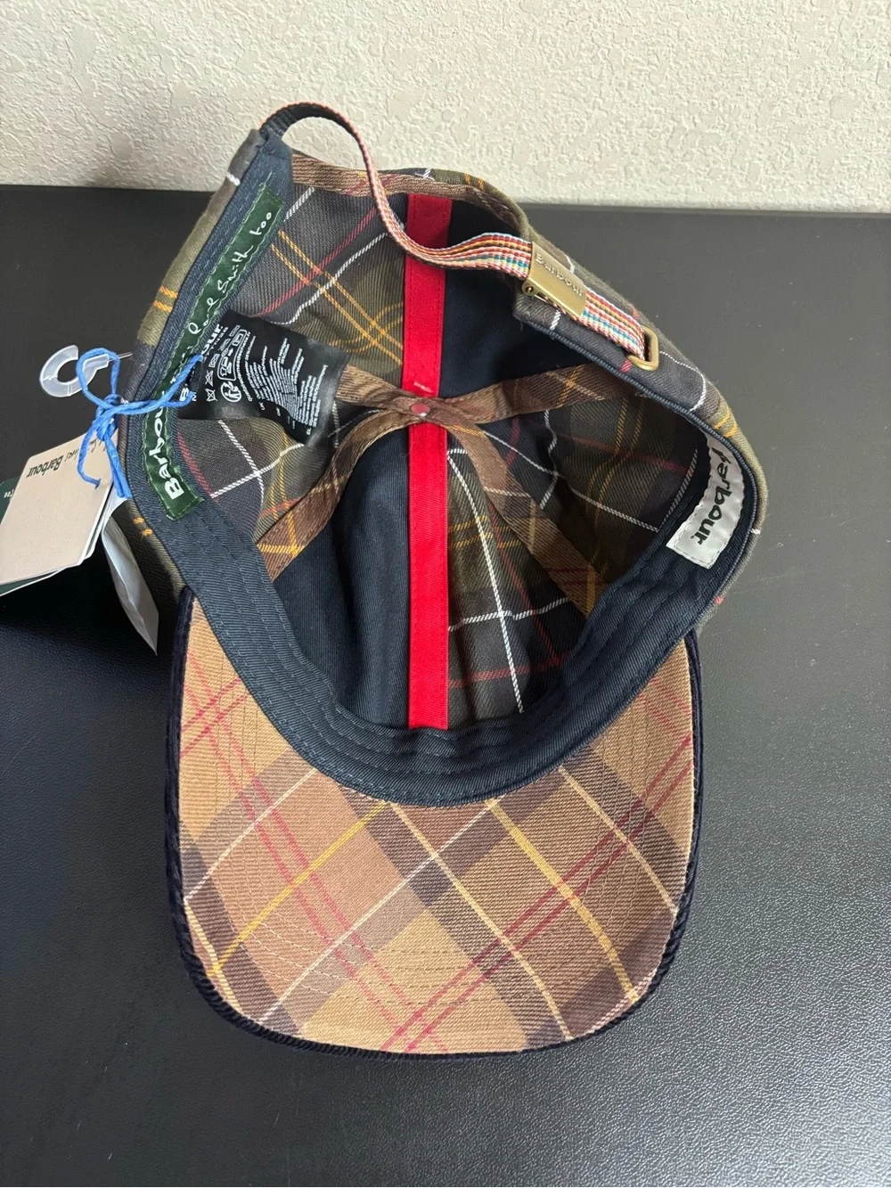 Barbour X Paul Smith Loves Barbour Baseball Cap plaid/corduroy